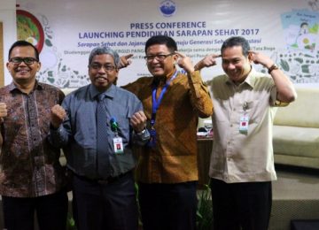 Launching Pendidikan Sarapan Sehat demi Generasi Sehat, Kuat, Cerdas, dan Ceria