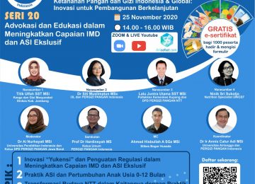 PERGIZI PANGAN Webinar Seri 20
