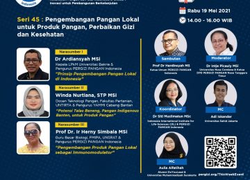 Pengembangan Pangan Lokal untuk Produk Pangan, Perbaikan Gizi dan Kesehatan