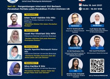 Pengembangan Intervensi Gizi Berbasis Perubahan Perilaku pada Pendidikan Profesi Dietisien UB
