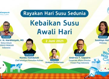 Rayakan Hari Susu Sedunia: Kebaikan Susu Awali Hari
