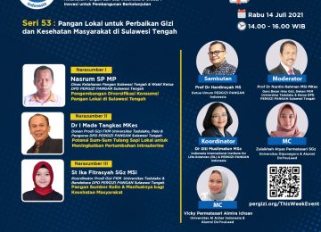 Pangan Lokal untuk Perbaikan Gizi dan Kesehatan Masyarakat Di Sulawesi Tengah