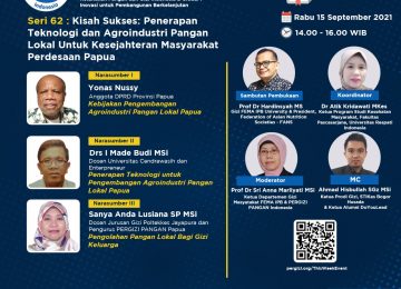 Kisah Sukses: Penerapan Teknologi dan Agroindustri Pangan Lokal untuk Kesejahteran Masyarakat Perdesaan Papua
