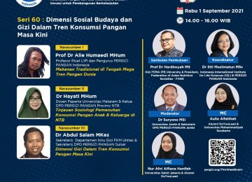 Dimensi Sosial Budaya dan Gizi Dalam Tren Konsumsi Pangan Masa Kini