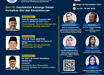 Pendekatan Keluarga Dalam Perbaikan Gizi dan Kesejahteraan