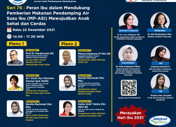 Peran Ibu dalam Mendukung Pemberian Makanan Pendamping Air Susu Ibu (MP-ASI) Mewujudkan Anak Sehat dan Cerdas