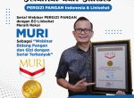Rekor MURI sebagai “Webinar Bidang Pangan dan Gizi dengan Serial Terbanyak”