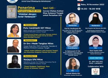 Inovasi Olahan Kuliner Khas Sulawesi Tengah untuk Perbaikan Gizi