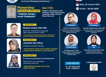 Pangan Lokal Bergizi untuk Keluarga, Cegah Stunting dan Cadangan Pangan Daerah Rawan Bencana