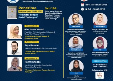 Food waste, Program Sustainability bidang Retail dan Program Ketahanan Pangan Level Keluarga