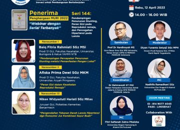 Pendampingan Penurunan Stunting, Peran Gizi pada Reproduksi remaja, dan Pencegahan Hipertensi pada Lansia