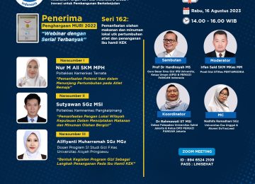 Pemanfaatan olahan makanan dan minuman lokal utk pertumbuhan atlet dan penanganan ibu hamil KEK