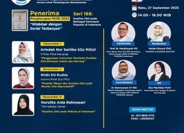 Kualitas Diet pada Berbagai Kelompok Populasi di Indonesia