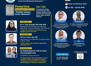 Pemanfaatan Media untuk Mencegah KEK, Daging sebagai Sumber Zat Gizi, dan Hubungan Makan Malam dengan Obesitas