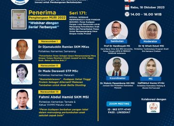 Peran Kudapan Pangan Lokal Berprotein untuk Menunjang Pertumbuhan Anak Balita dan Pemanfaatan Panas untuk Memperpanjang Umur Simpan Aneka Produk