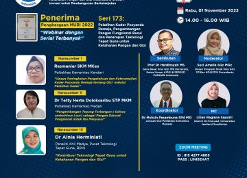 Pelatihan Kader Posyandu Remaja, Pengembangan Pangan Fungsional Busui dan Penerapan Teknologi Tepat Guna untuk Ketahanan Pangan dan Gizi