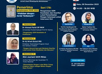 Pengelolaan SDM Kesehatan dan Kearifan Lokal Pemanfaatan Pangan Setempat untuk Intervensi Gizi
