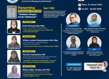 Launching dan Bedah Buku Gizi dan Tumbuh Kembang Anak Indonesia (ditulis oleh Tim Gizi FEMA IPB, IKK FEMA IPB, BKKBN, Dosen, Tenaga Kesehatan dan Praktisi)
