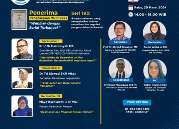 Asupan Makanan yang Menyehatkan Selama Ramadhan dan Regulasi Pangan Olahan Indonesia
