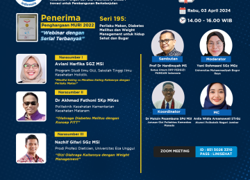 Perilaku Makan, Diabetes Meliltus dan Weight Management untuk Hidup Sehat dan Bugar