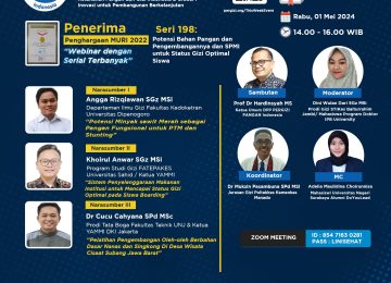Potensi Bahan Pangan dan Pengembangannya dan SPMI untuk Status Gizi Optimal Siswa