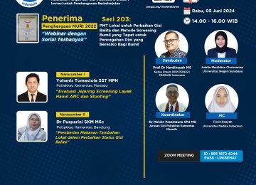 PMT Lokal untuk Perbaikan Gizi Balita dan Metode Screening Bumil yang Tepat untuk Pencegahan Sini yang Beresiko bagi Bumil