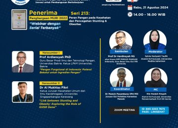 Peran Pangan pada Kesehatan dan Pencegahan Stunting & Obesitas