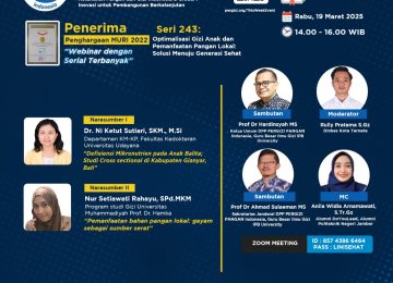 Optimalisasi Gizi Anak dan Pemanfaatan Pangan Lokal: Solusi Menuju Generasi Sehat
