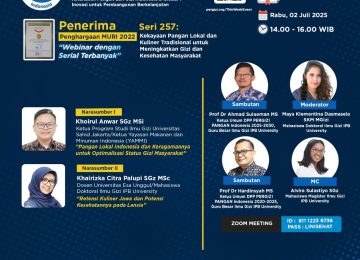 Kekayaan Pangan Lokal dan Kuliner Tradisional untuk Meningkatkan Gizi dan Kesehatan Masyarakat