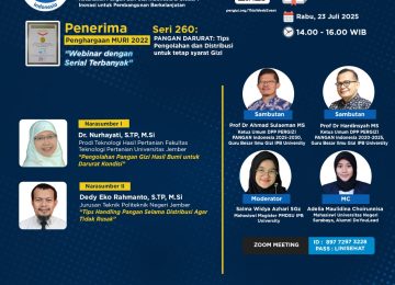 PANGAN DARURAT: Tips Pengolahan dan Distribusi untuk tetap syarat Gizi