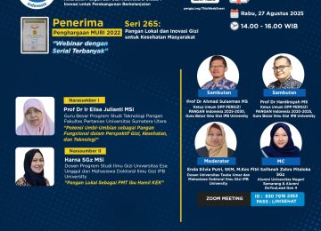 Pangan Lokal dan Inovasi Gizi untuk Kesehatan Masyarakat