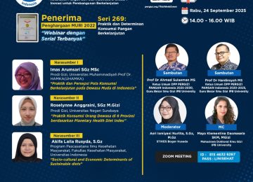 Praktik dan Determinan Konsumsi Pangan Berkelanjutan